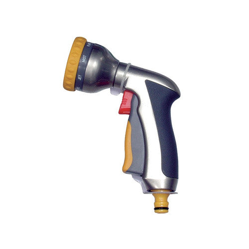 Pistolet arrosage multi jets Hozelock 2691P6001 ABS aluminisé