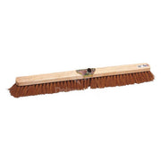 Balai coco professionnel monture bois douille métal inclinée L100