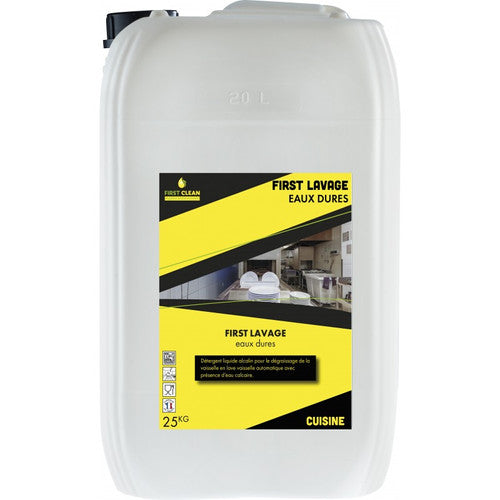 LAVAGE EAU DURE pour machine FIRST CLEAN -Bidon 25Kg
