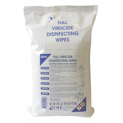 Lingettes désinfectantes mains et surfaces Hemera 133261 sachet 200