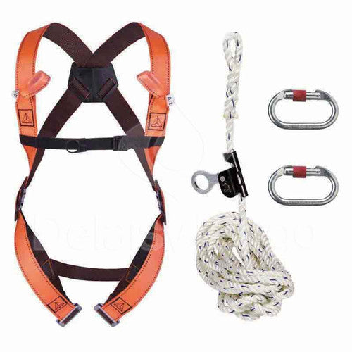 Kit antichute ROOF Hemera ref 124516 harnais corde mousqueton sac