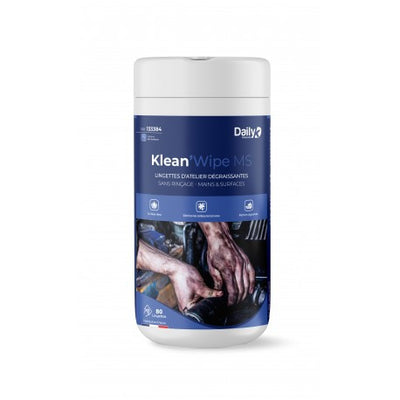 KLEAN'WIP MS Lingettes dégraissantes DAILYK PREMIUM - boite 80