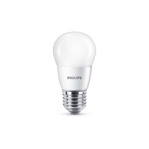Ampoule LED sphérique Philips 7W E27 2700K blanc chaud dépoli