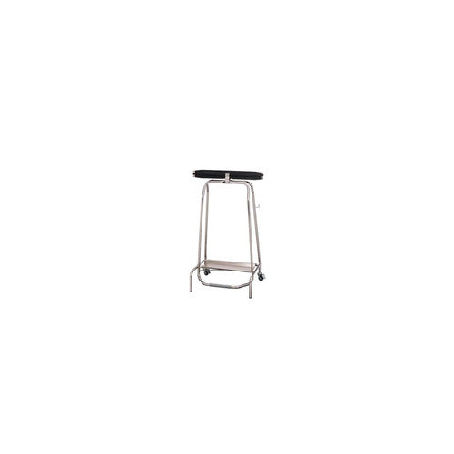 Support sac 110L inox mobile CONTICLAP à pédale avec clapet