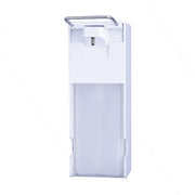 Distributeur savon microbille 1L ABS blanc levier inox Hemera AC14000