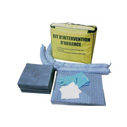 Kit d'intervention 25L tous liquides Hemera ref 123926 sac nylon jaune