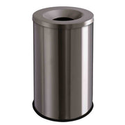 Poubelle inox brossé anti-feu 30L ref 130126