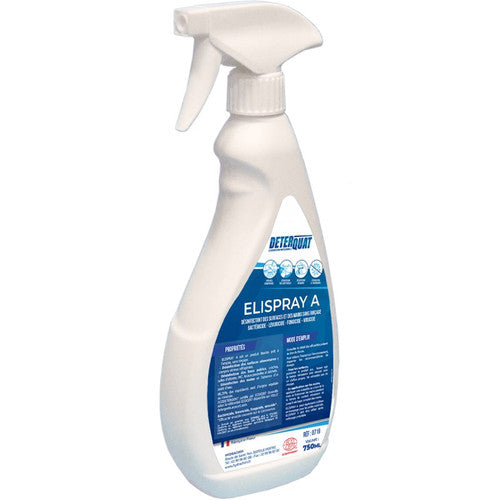 ELISPRAY A désinfectant surfaces sans rinçage ECOCERT 750ml DETERQUAT