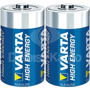 Pile alcaline LR14 format C Varta Long-life Power, paquet de 2
