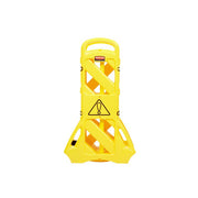 Barrière mobile portable sur roues 4m jaune Rubbermaid FG9S1100YEL