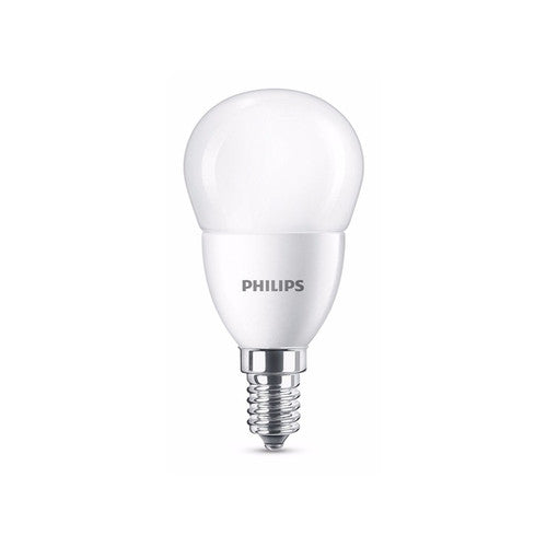 Lampe LED spherique E14 7W 60W depoli blanc chaud P48 Hemera