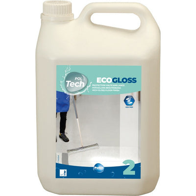 Poltech Ecogloss protection haute brillance sols souples bidon 5L Pollet
