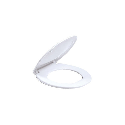 Abattant WC Thermodur Premium blanc charnières inox réf. 129087