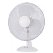 Ventilateur de table blanc 40cm 3 vitesses Hemera 132467