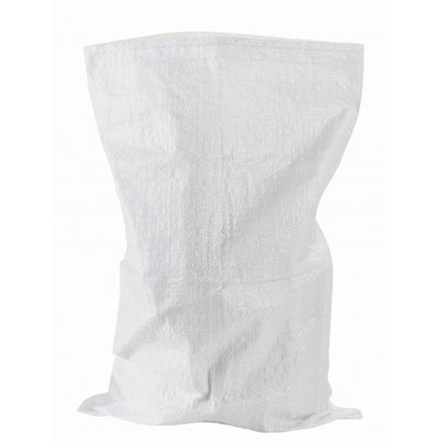 Sacs à gravats PP 80L 55x95 tissé blanc 10 X100-Balle de 1000