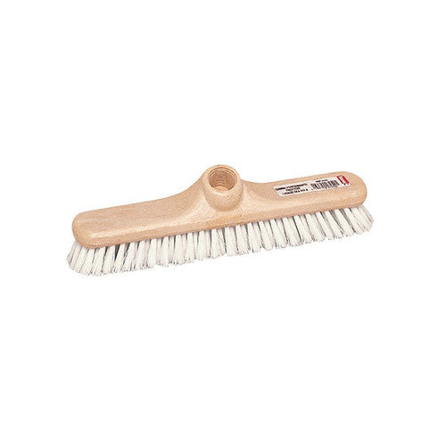 Lave pont nylon blanc / Monture hêtre avec douille à vis L 30cm