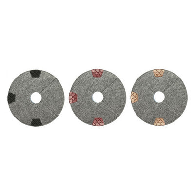 Kit 3 pastilles Renov Pad Pro 430mm Bonastre System diamant