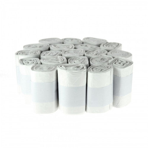 Sac poubelle HD blanc 10L 400x450mm 10µ Hemera Distribution