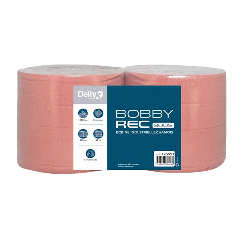 Bobine recyclée  chamois  BOBBYREC 800S Dailyk Start - Colis de 2