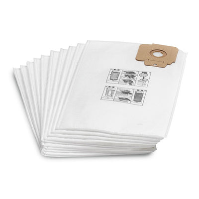 Sac aspirateur non tissé KARCHER haute filtration - Lot de 10