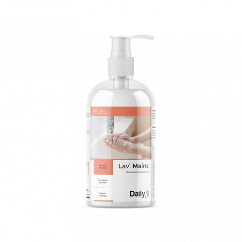 Crème lavante parfum amande LAV'MAINS DAILYK START-Flacon pompe 500m