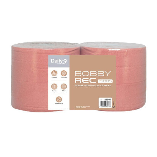 Bobine recyclée chamois BOBBYREC 1500S Dailyk Start - Colis de 2