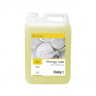 Bidon 5L liquide vaisselle manuel PLONGY'LAV citron DAILYK