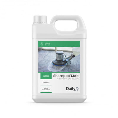 DAILYK SHAMPOO'MOK shampoing moquette bidon 5L vert menthe