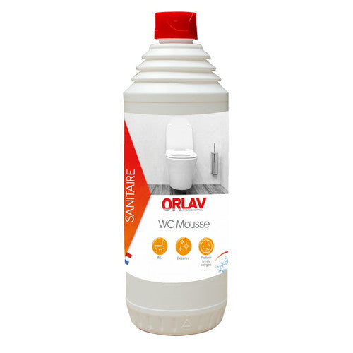 ORLAV WC MOUSSE 327 détartrant surpuissant bidon 1L
