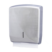 Distributeur essuie-mains pliés inox brossé Hemera ref 127536 face