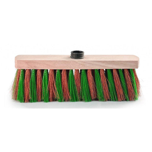 Balai coco zébré à vis monture bois 29cm S29CZVP Hemera