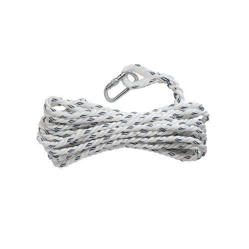 Corde Ø14mm pour antichute coulissant + Mousqueton AM002 10m