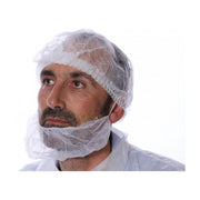 Cache barbe non tissé blanc 22x45 cm carton de 1000