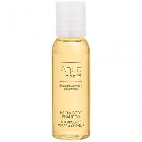 Gel mixte Shampooing&douche 35ml AQUA SENSES - Colis 300 flacons
