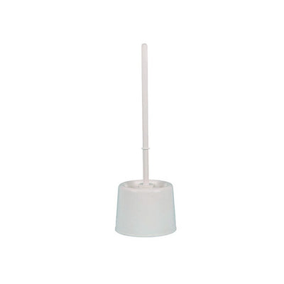 Combiné WC porte-balayette et brosse ECOLINE - Blanc