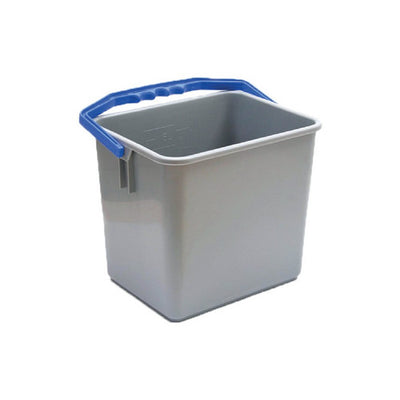 Seau 6L gris avec anse couleur - compatible chariot ARIANE -ALPHA