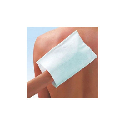 Gant de toilette à usage unique blanc 20 x 50 - Colis de 1000