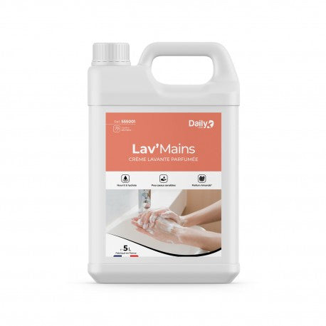 LAV'MAINS Crème lavante parfum amande DAILYK START- Bidon 5L