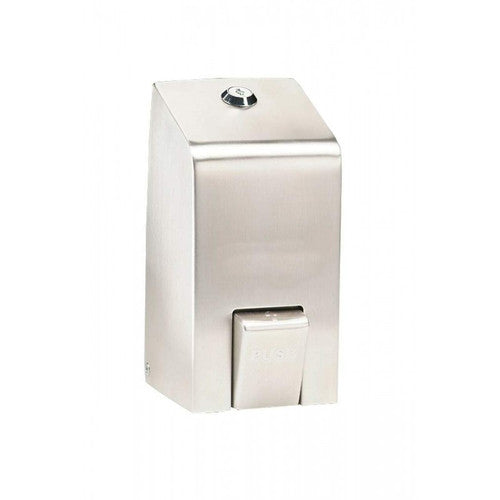 Distributeur savon inox Rubbermaid 400ml spray Manuel