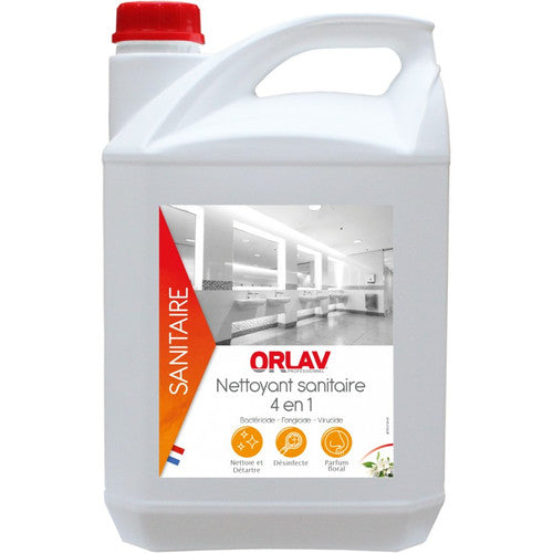 Nettoyant sanitaires 4 en 1 -ORLAV - 245 - Bidon 5L