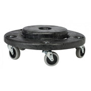 Socle de transport Brute noir Rubbermaid FG264000BLA vue ensemble