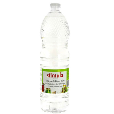 Vinaigre d'alcool cristal 8% STIMULA bouteille 1L