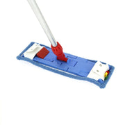 Frange microfibre 40cm conditionnement sachet 10 unites bleu