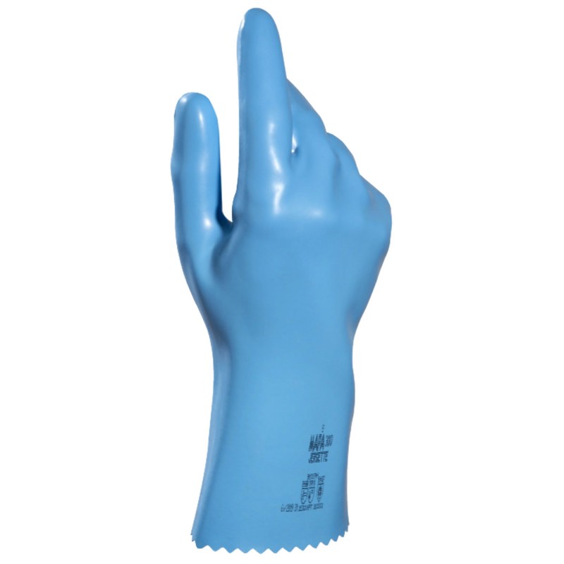 Gant latex 33cm  bleu MAPA JERSETTE 300 (6 à 10)- 1 paire