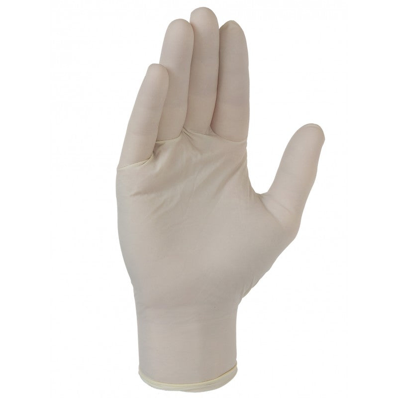 Gant latex non poudre AQL 1,5 usage unique boite 100 unites