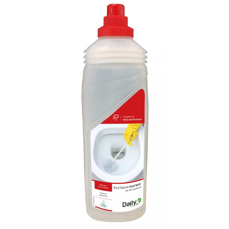 Gel WC nettoyant parfumé écolabel ECO'SANIT DAILYK GREEN- 750ml