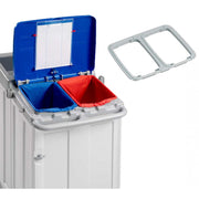 Insert tri sélectif 2x60L DME 07206020/U vue de détail