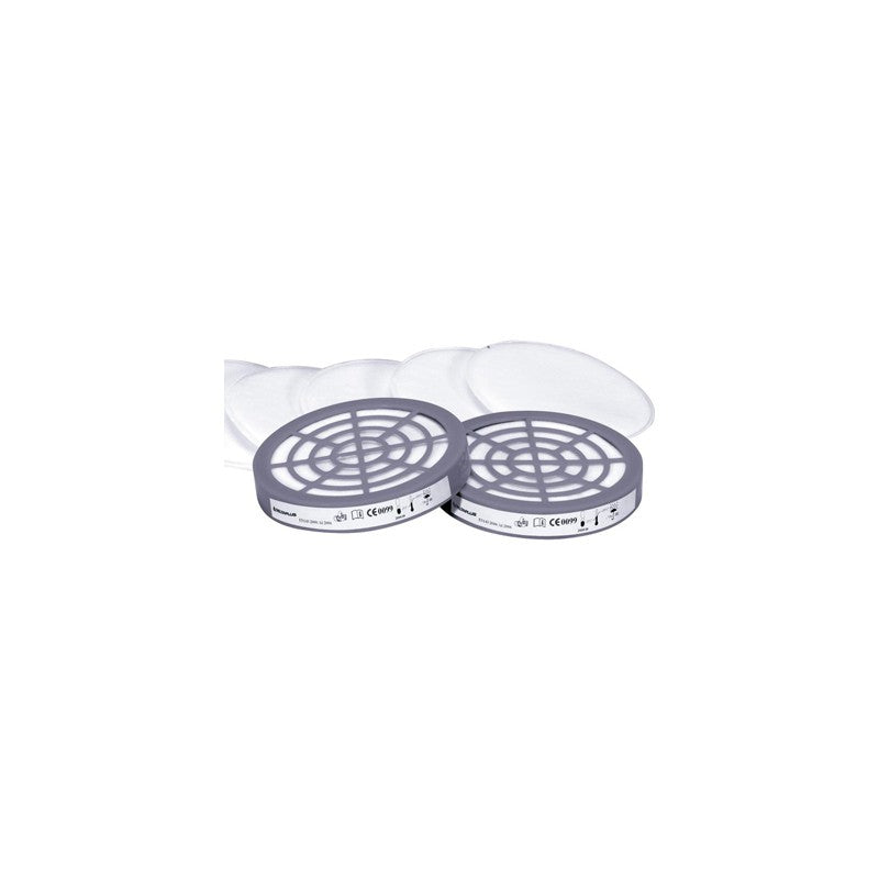 Kit 6 préfiltres dont 2 adapt. pour demi-masque 130900