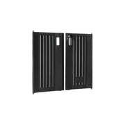 Kit portes noires polyethylene haute densite Rubbermaid FG619700BLA