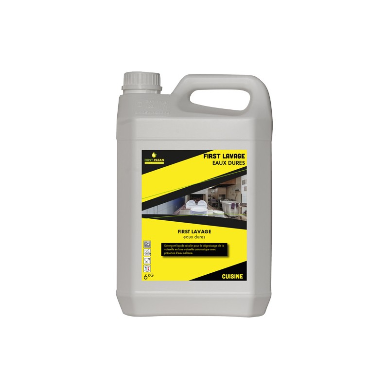 LAVAGE EAU DURE pour machine - Bidon 6Kg